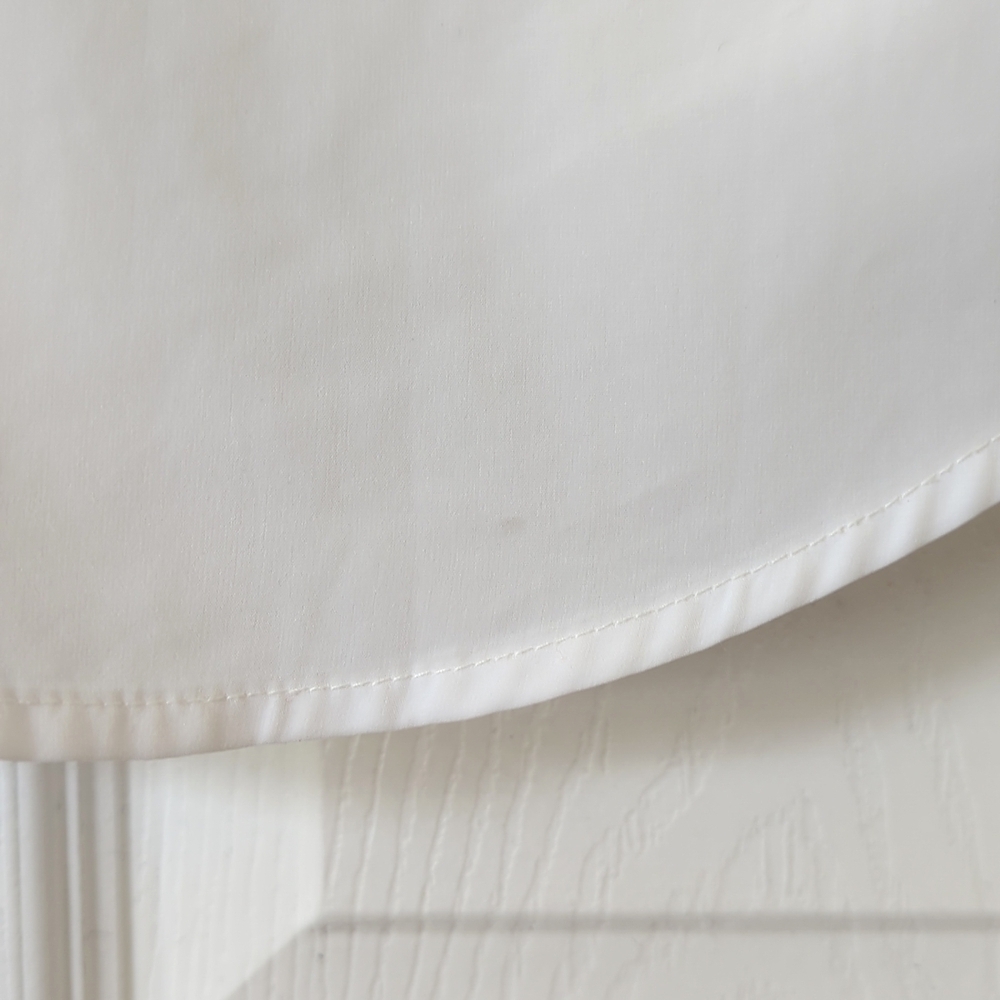 Athleta Eyelet Dunes Relaxed Embroidered Split Neck Tassel Tied Tank Top White S - Picture 11 of 11